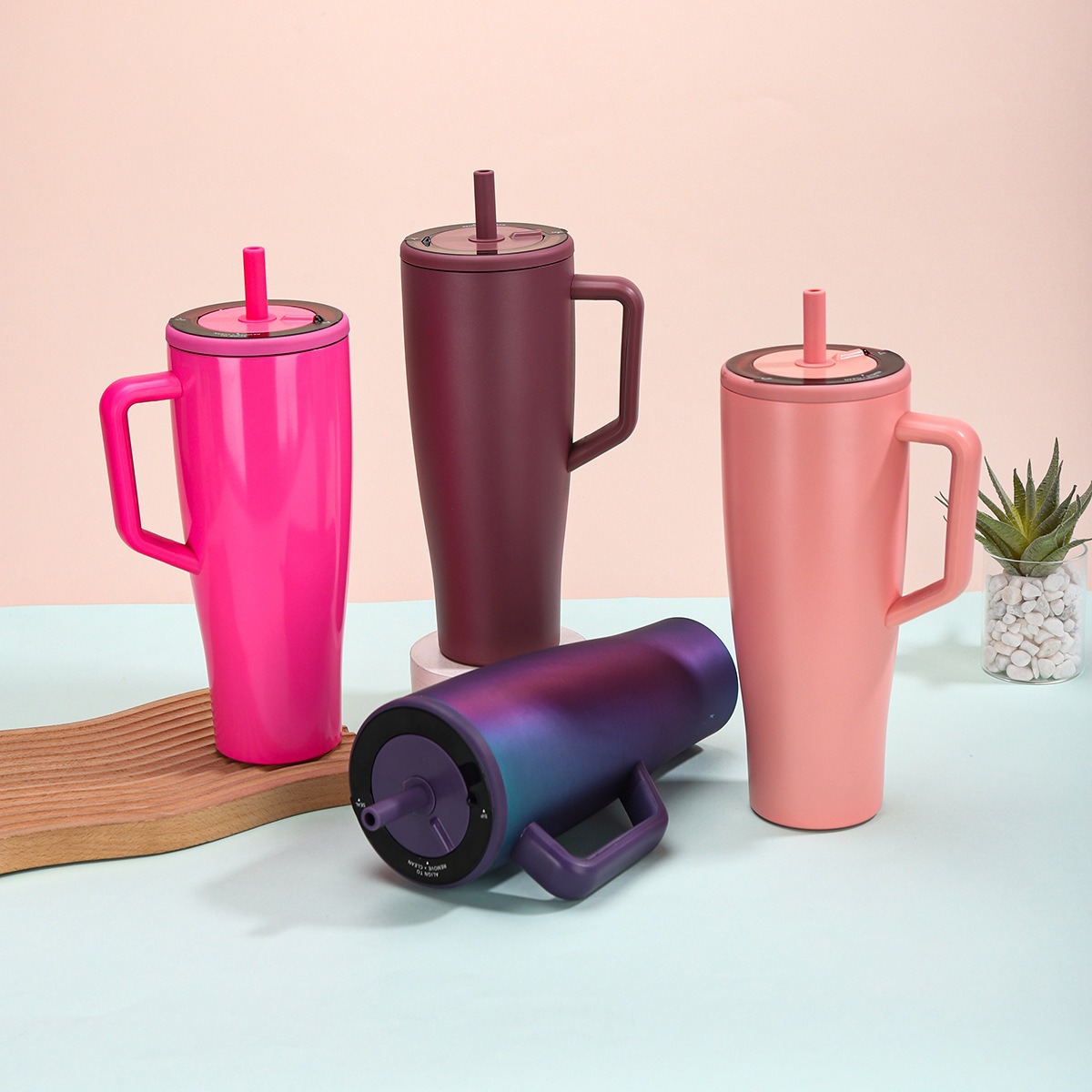 新款BRUMATE40oz腰型汽车杯大容量不锈钢保温杯车载便携吸管杯