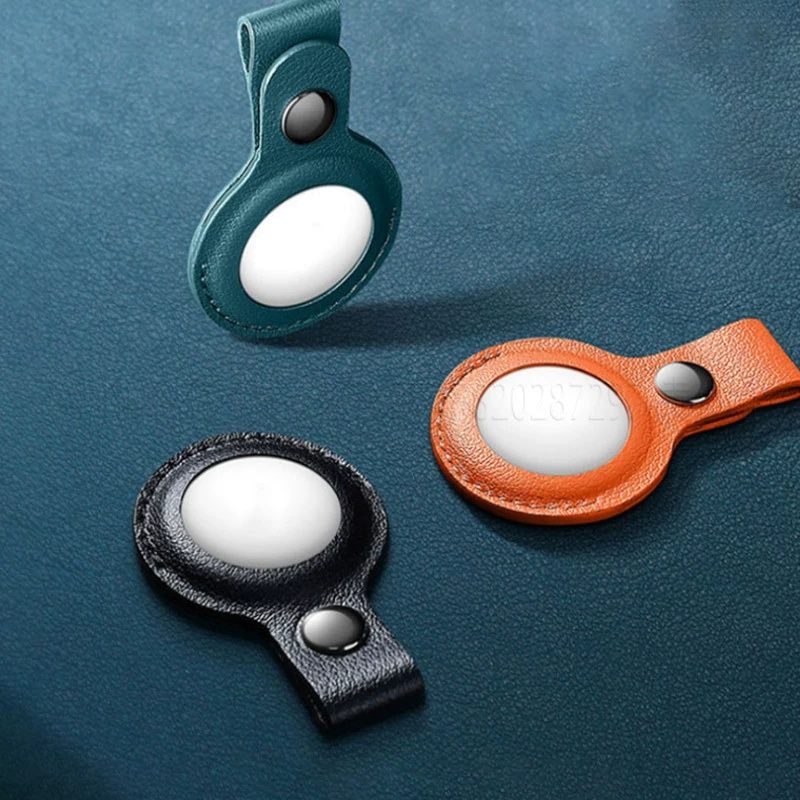 Мода локатор кожаный чехол для Apple airtags защитный чехол анти-потерянный мешок трекер брелок