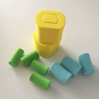 厂家直销EVA泡棉电机夹定制马达夹彩色eva泡棉圆柱