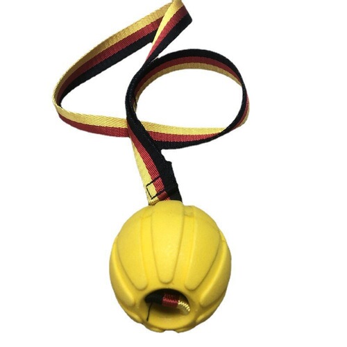 EVA Pet Supplies Dog Tug-of-War Toy Ring Training Flying Disc with Rope Elastic Ball Chewing Stick Wholesale