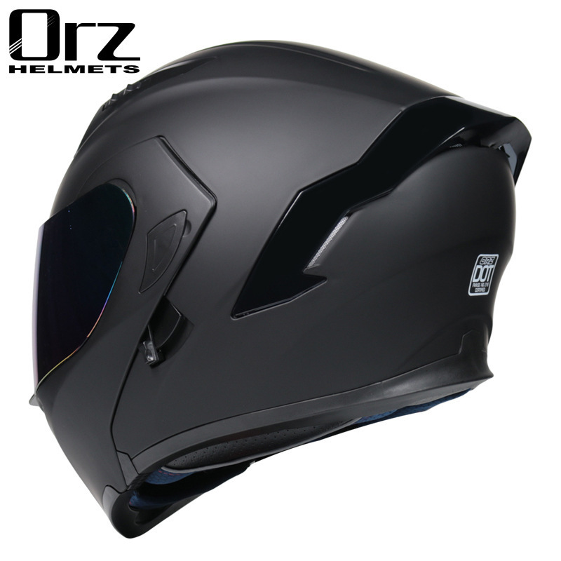 Orz motocicleta eléctrica, casco, casco, hombres y mujeres, casco completo, cola, medio casco, casco, personalidad, locomotora de invierno, gris