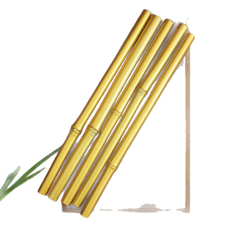 Fiestas de Año Nuevo material de bambú dorado decoración floral caja de flores decoración bucket bucket embalaje paisajismo ornamentos