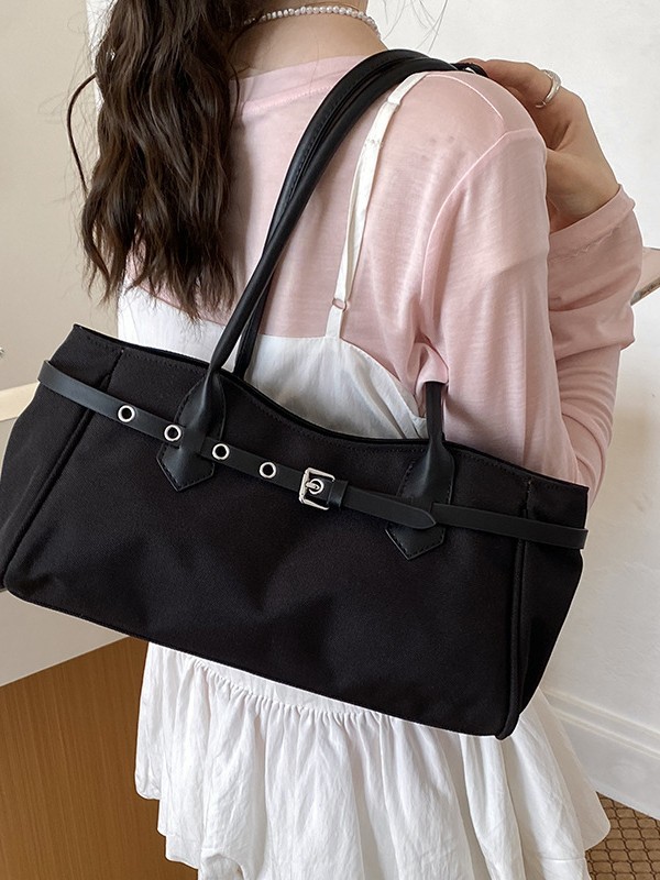 Bolso de mano de tendencia transfronteriza para mujeres 2026 verano nuevo retro simple hombro brazaleta de viaje bolsa de ocio