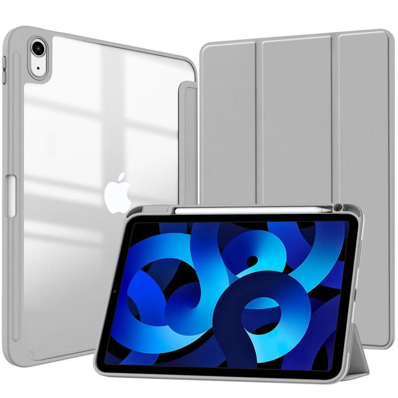 适用iPad11平板保护壳第10代平板壳三折亚克力实色平板保护套12.9|undefined