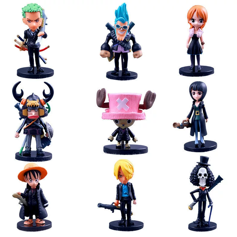 Аниме ручная работа One Piece Naruto Seven Dragon Ball Luffy Suo Long Girl Doll Machine Dolls Doll Desktop Swing
