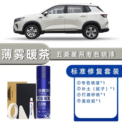 Wuling Xingchen Self-Spray Paint, Moonlight Avtomobil boya qələmləri - color-classification-mist-warm-tea-standard-repair-send-soil-replenishment-simple-tools