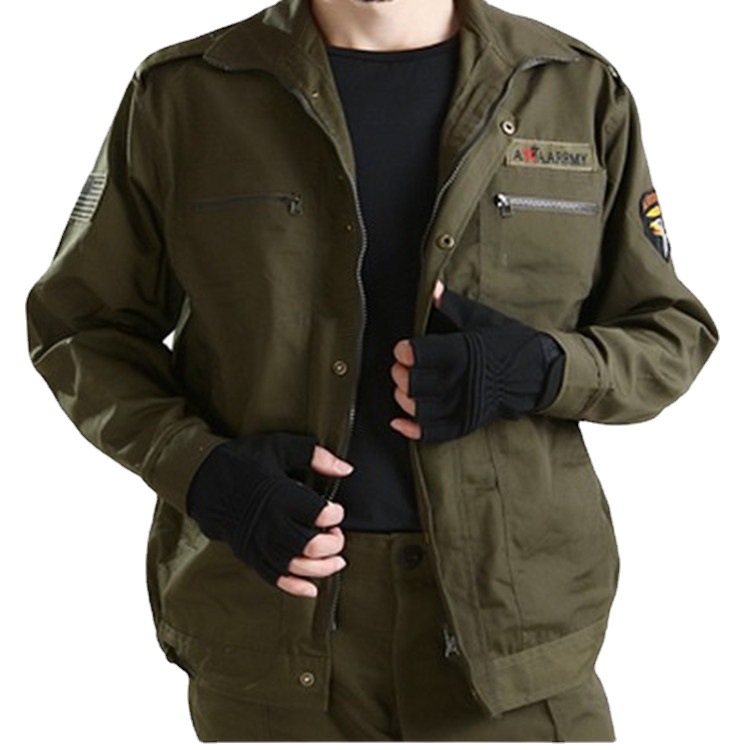 春秋帆布工作服套裝男女勞保服工裝建築工地機修服工廠幹活衣服批