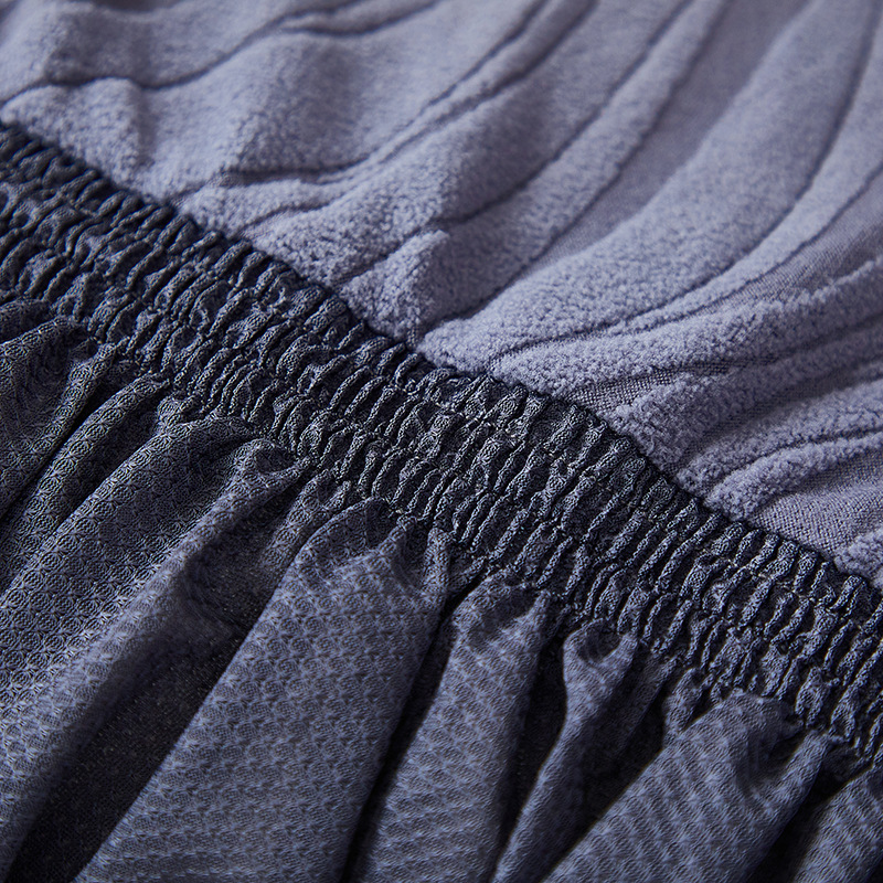 Juego de combinación de funda de sofá de falda universal Four Seasons Cubierta de sofá elástica con todo incluido Toalla de sofá antideslizante engrosada