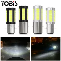 Youbis H6 5630 33 лампа Светодиодная противотуманная фара H6 p15d-25 мотоцикл Модифицированная фара высокая яркость белый свет