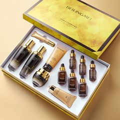 貝玲美伝明酸ポリペプチド12点セットの顔のスキンケア品は潤いを与えて水を補います。