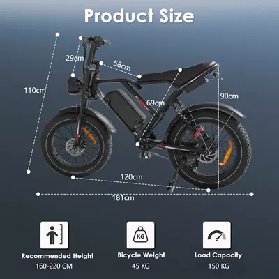 Elektrikli motosikletlər, with Power Assist, 1000W, Motorcycle-Like