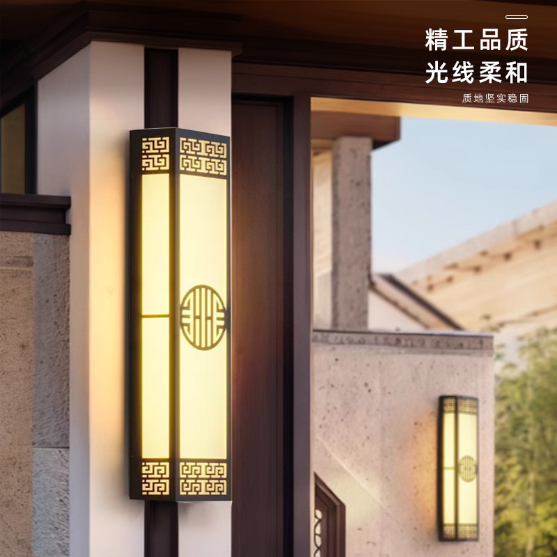 欧式LED壁灯古典风格防水IP65酒店别墅大门石材外墙壁灯生产厂家
