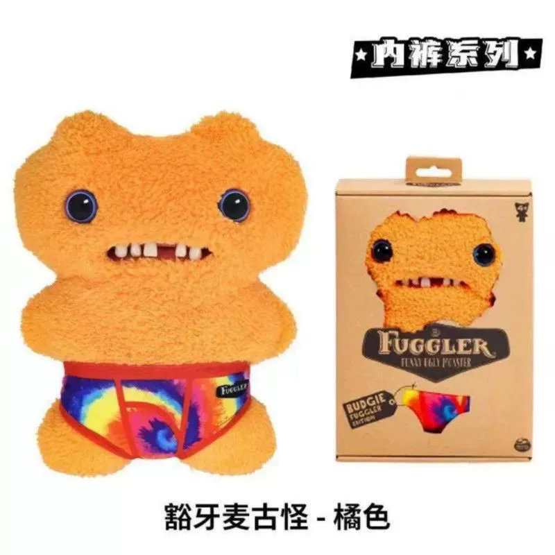 Мягкая игрушка Fuggler tooth monster, забавный уродливый монстр в трусах, 1 кг