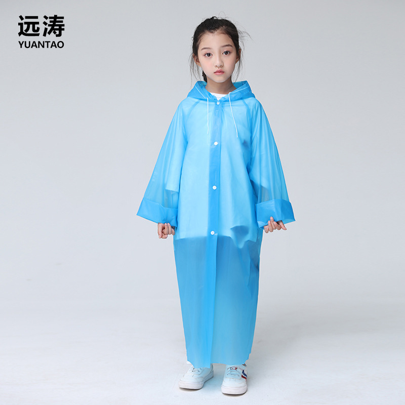 Children's Thickened Disposable Raincoat Outdoor Student Raincoat Baby's Rain Gauge Boys' Light Cartoon Raincoat Poncho