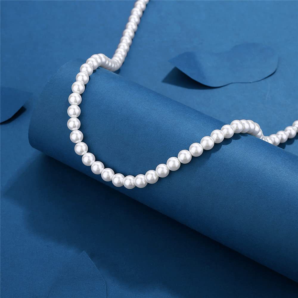 Fashion Geometric Imitation Pearl Beaded Unisex Necklace display picture 5