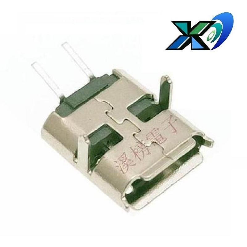 厂销安卓USB插孔2脚 小型USB母座两脚 安卓充电器USB插座两脚