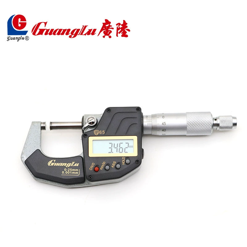 Guanglu водонепроницаемый электронный цифровой дисплей внешний диаметр микрометр маслостойкий цифровой дисплей электронная спиральная Микрометрическая линейка