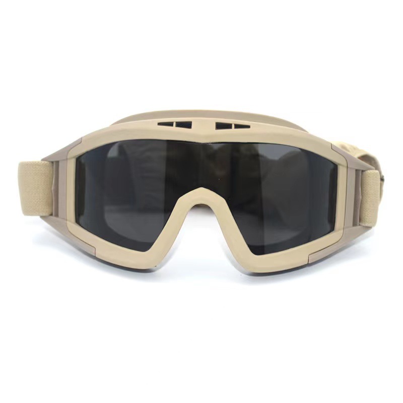 Spot engrosado gafas de viento langostas gafas tácticas especiales de la selva gafas de acción real CS protección laboral equipo deportivo