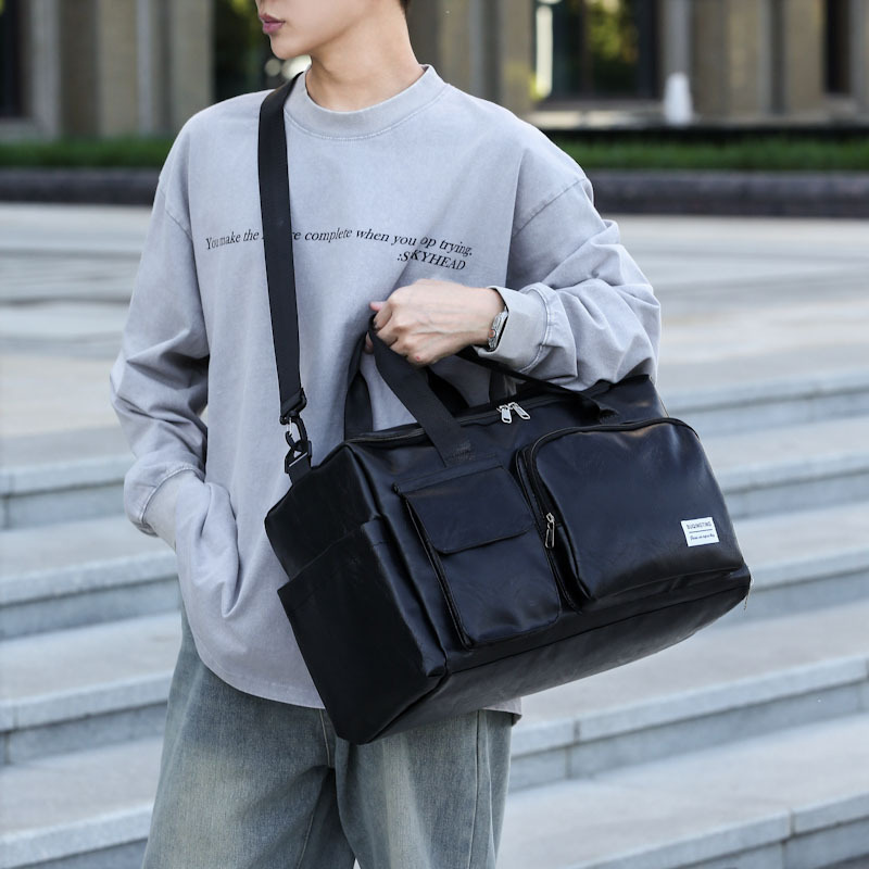 Outdoor Sports Fitness Bag for Men and Women Training Swimming Bag Large Capacity Short-Distance Men's Fashion Travel Bag Travel Shoulder Bag