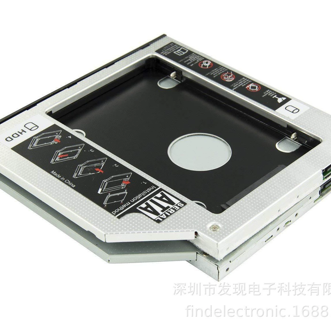 9.5 12.7mm Notebook Light Drive Hard Disk SATA Hard Drive Stand SECOND HDD CADDDY