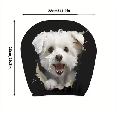 Trade Customizable Funny Emoji Car | Universal seat cover - 34-double-sided-printing-1pc-26cm28cm