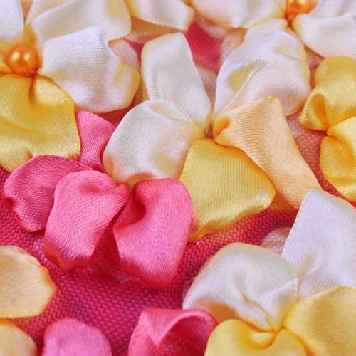 Oujin nianhua cinta bordado fábrica directa color impresión colgante pintura caliente y gruesa sala de estar entrada pintura decorativa