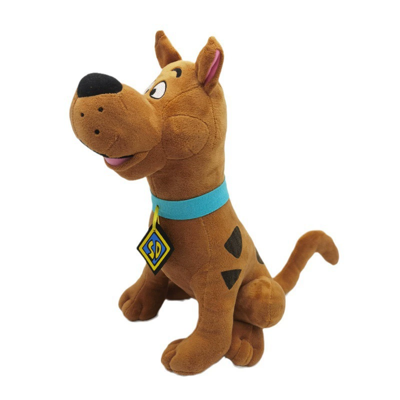 Плюшевый игрушечный Scooby-Doo коричневый, 22 см или 4-дюймовый брелок, мягкая фигурка