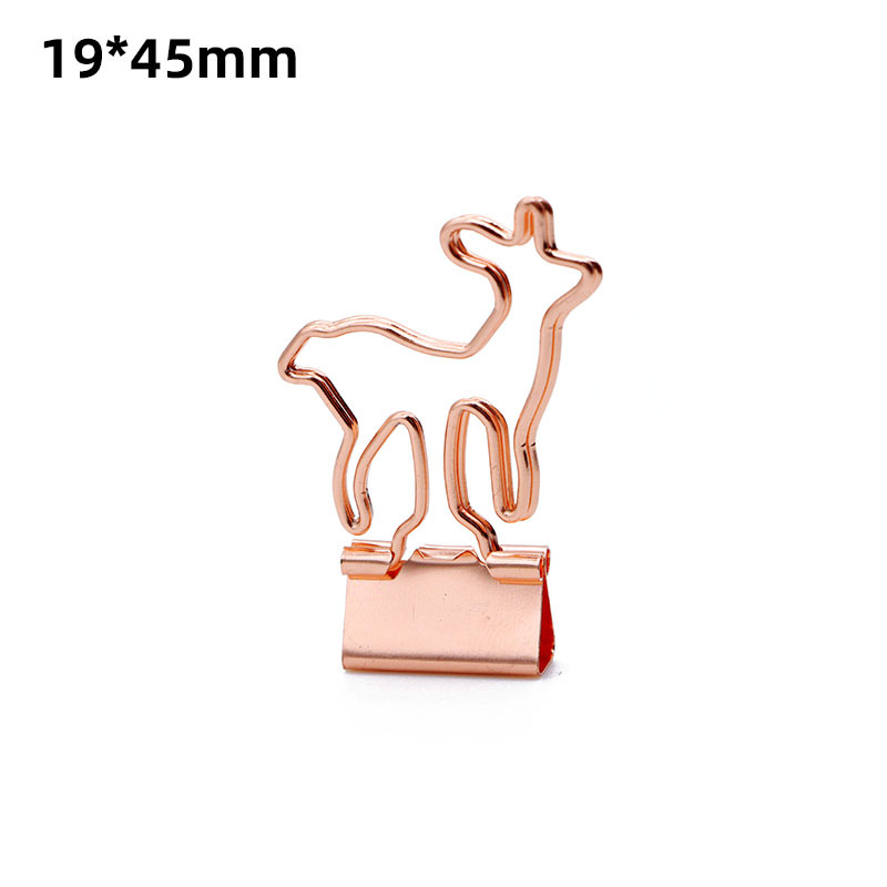 19mm 로즈 골드 새끼 사슴