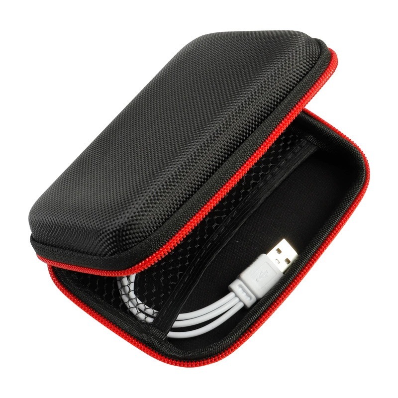 跨境现货2.5寸硬盘包移动电源包数据线耳机包eva耳机包可印logo