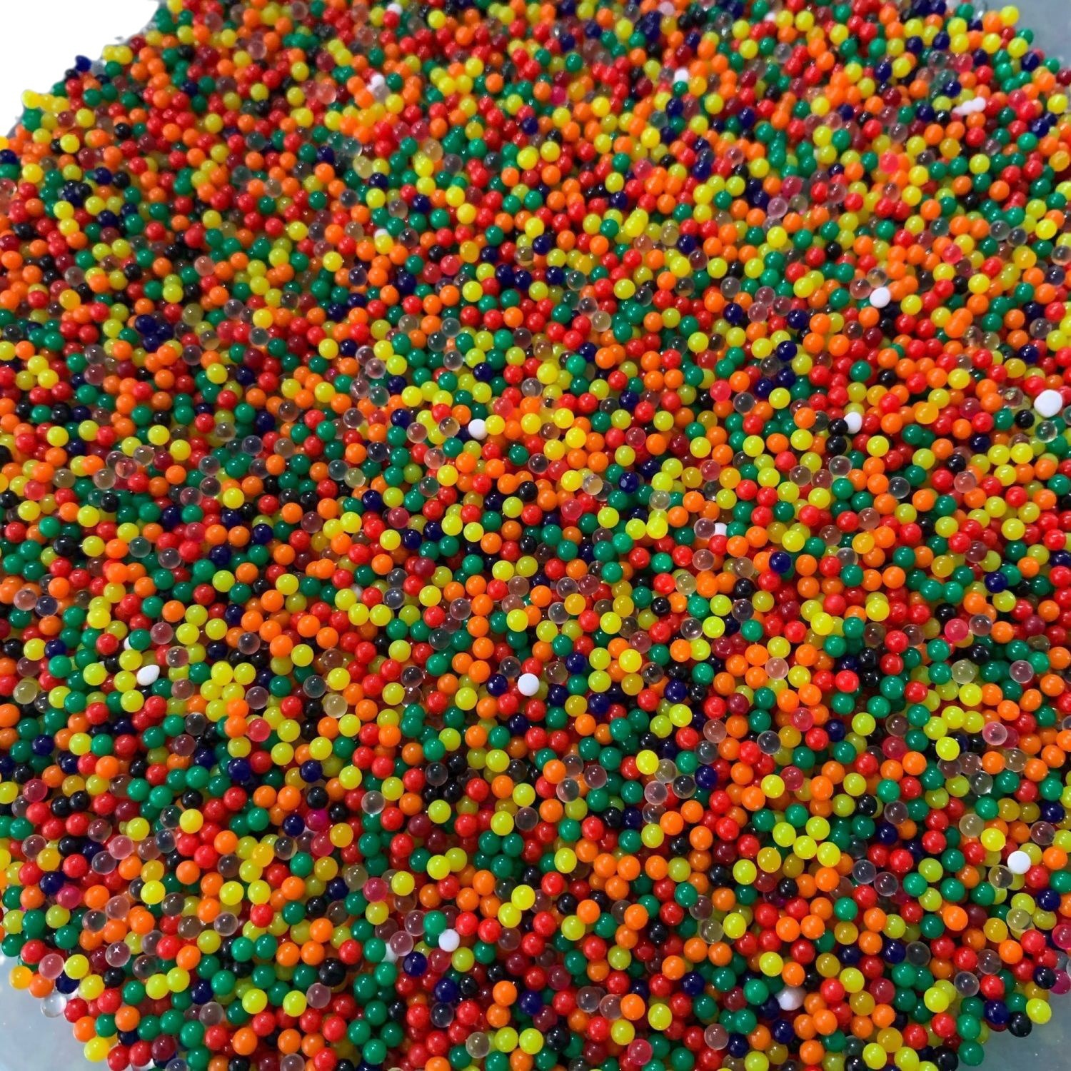 Joyería de esponja empapada de agua gran perla de cristal Overlord nocturía de agua perla de cristal de barro flores de agua perla juguete