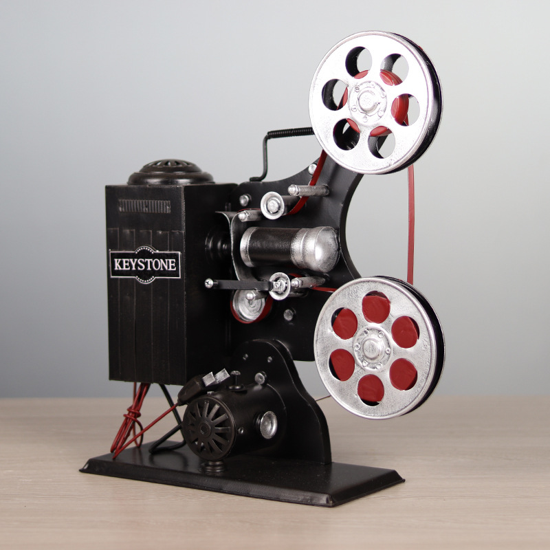 老式放映机模型7080年代怀旧老式物件复古道具摄影橱窗装饰摆件