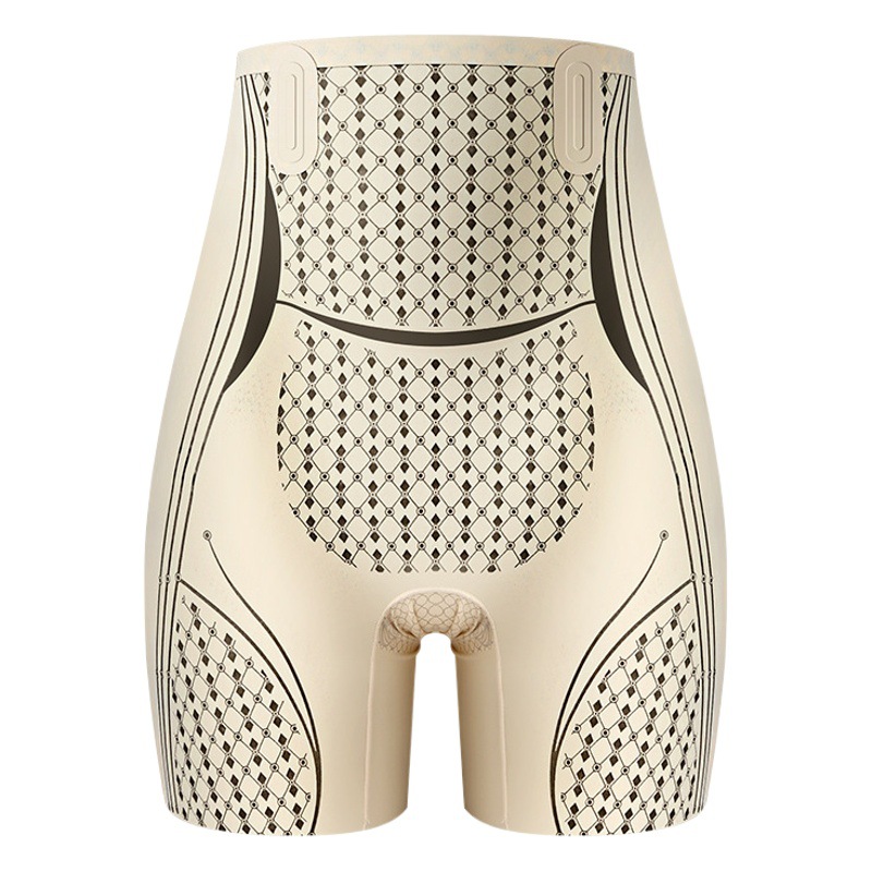 Vientre que se contrae y levantamiento de cadera fuerte vientre que adelgaza el cuerpo que forma los pantalones cintura inconsútil seguridad cintura alta suspensión líquida ropa interior para mujeres