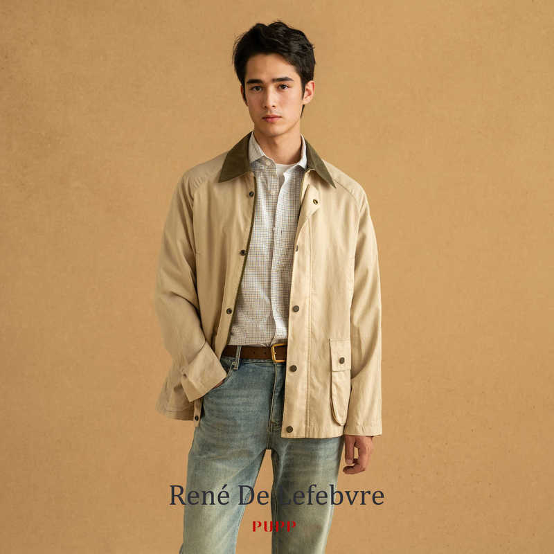 Spring and Autumn Outdoor British Retro Hunting Suit Linen Lyocell Fiber Blend Lightweight Contrast Color Fashion Business Jacket Spring and Autumn Outdoor British Retro Hunting Suit Linen Lyocell Fiber Blend Lightweight Contrast Color Fashion Business Jacket