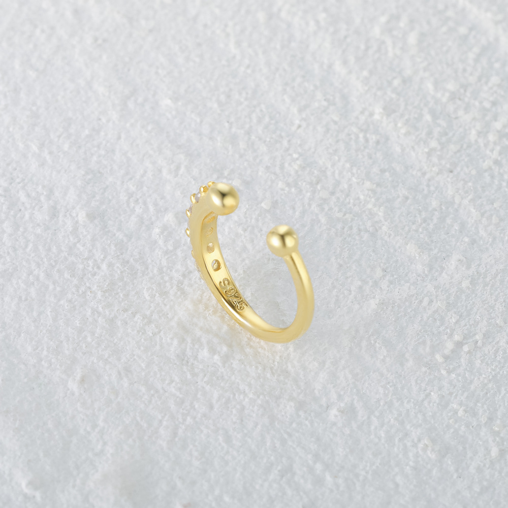 2g Weight Nose Ring Classification 1 Piece Quantity Daily, Street Occasion 925 Sterling Silver Material Star, Moon Pattern Women's Gender Plating Design Simple Style Style 1 Piece Nose Rings & Studs Simple Style Star Moon 925 Sterling Silver Plating 19
