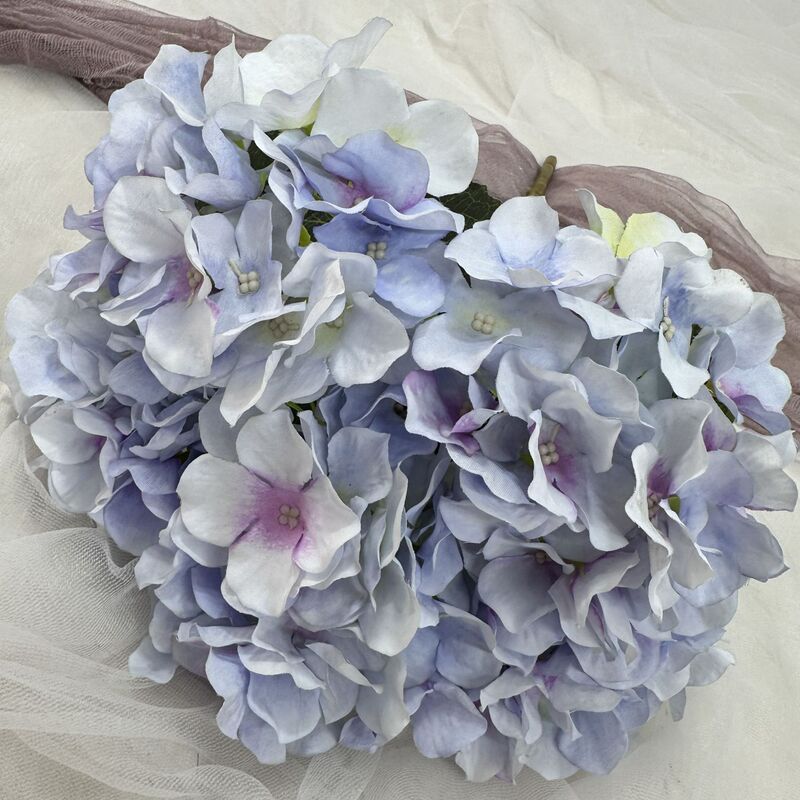 5頭の秋色のイギリス式のアジサイの結婚祝いの道は花の材料の講堂のデパートの花の壁の布の景の家の偽の花の置物を飾ります。|undefined
