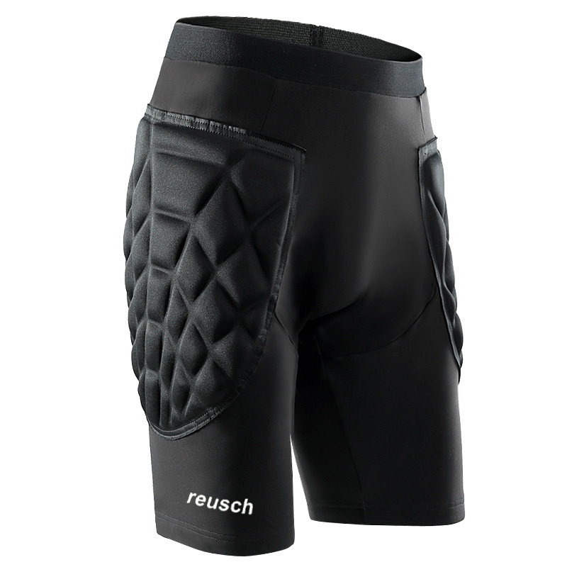 football goalkeeper tight stretch pants sports anti-collision sponge thickened shorts shovel pants football cross-country running pants
