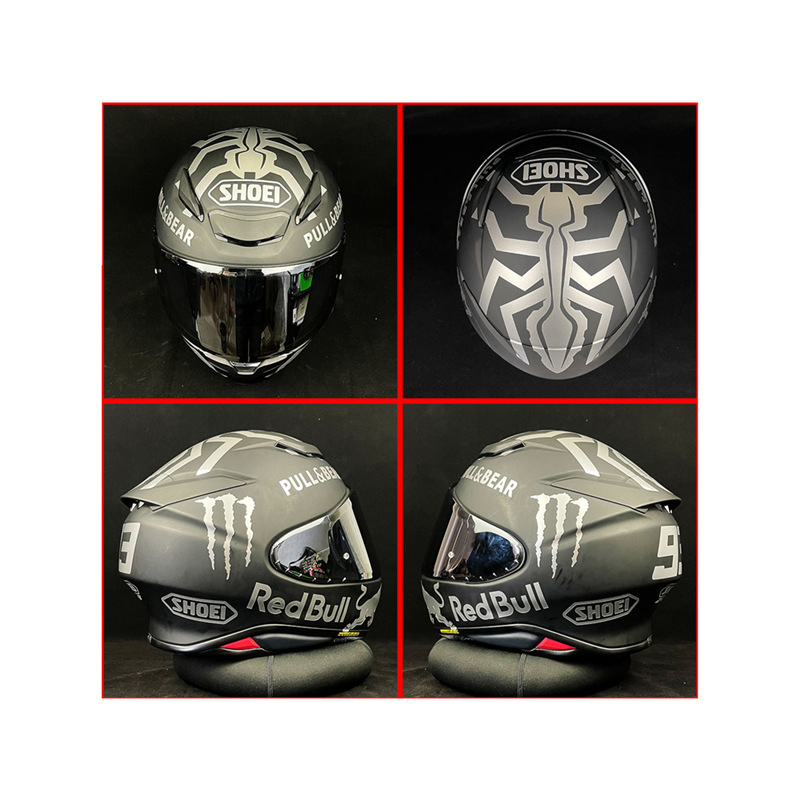 Shiyong SHOEI Z7 Z8 GT2 Helmet Stickers Decals Waterproof Plain Helmet Red Bull Ant (Auto Parts and Accessories) - standard-gold-ant-decal-only-for-z7z8