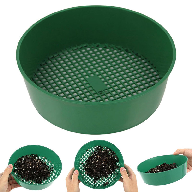Garden Sieve Soil and Stone Round Sieve Gardening Planting Stone Soil Sieve Three-Piece Set Soil Quality Screening Basket Garden Sieve Soil and Stone Round Sieve Gardening Planting Stone Soil Sieve Three-Piece Set Soil Quality Screening Basket