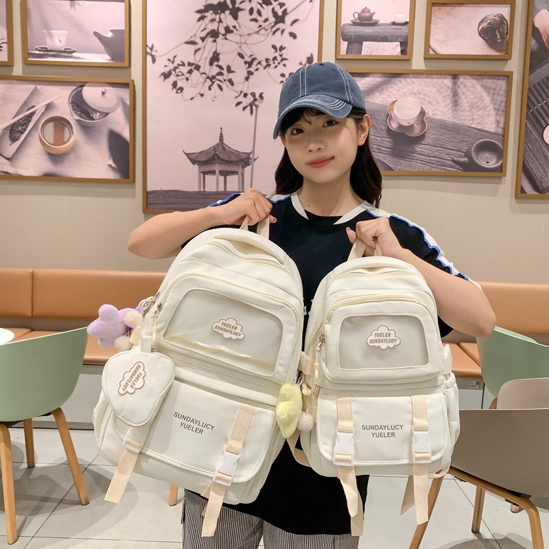 High quality solid color waterproof backpack