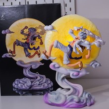 奔月尼卡路飞海贼王手办五档路飞模型发光夜灯摆件礼物全套