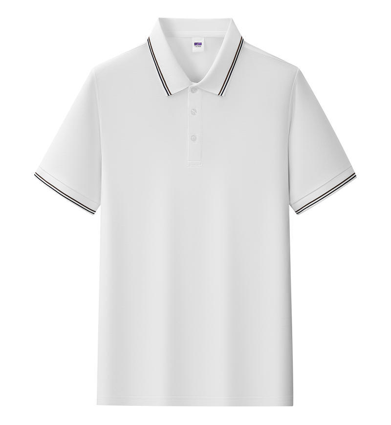 Camisas de polo de tamaño grande personalizadas logotipo de verano transfronterizo de algodón de hielo ropa de trabajo equipo de trabajo camiseta de manga corta personalizada
