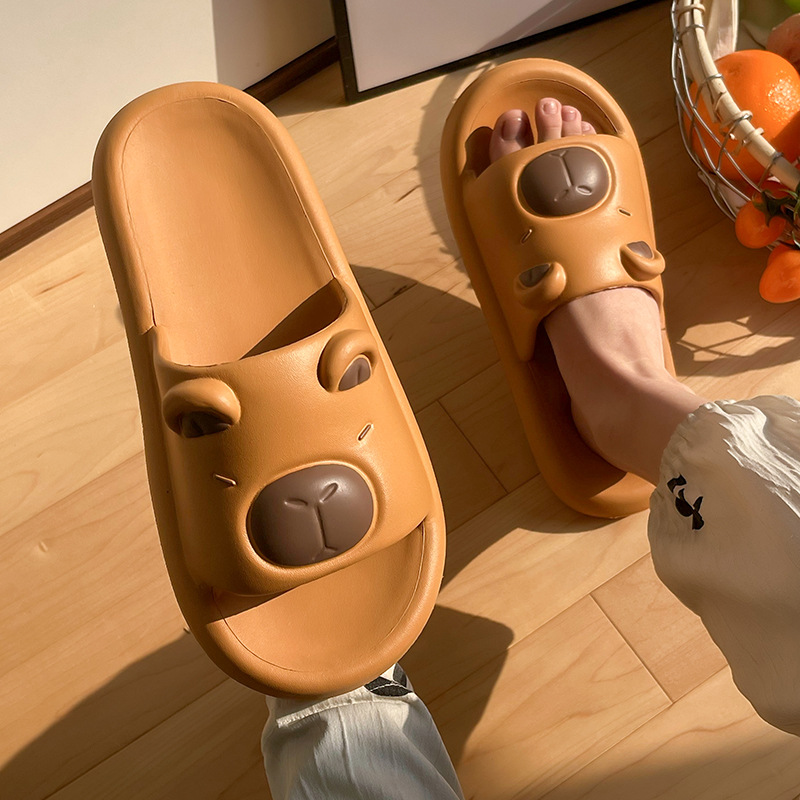 Hermosas zapatillas infantiles para niños niños nuevos zapatillas de dibujos animados antideslizantes para mujeres