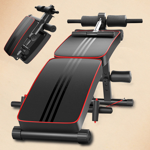 Folding supine board for men, multifunctional abdominal muscle board for women, abdominal exercise aid, sit-ups, fitness equipment for home use