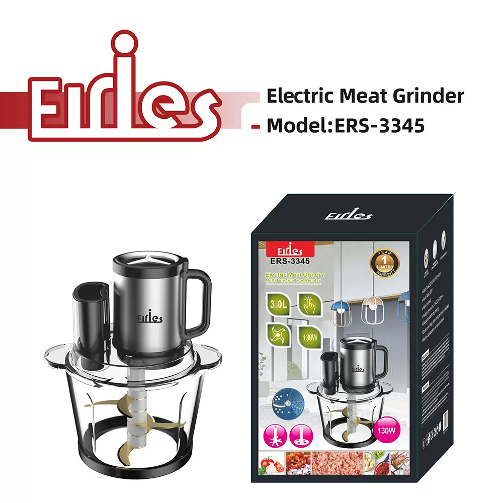 家用电动玻璃绞肉机多功能碎肉馅辣椒粉辅食料理机厨房电器搅拌机