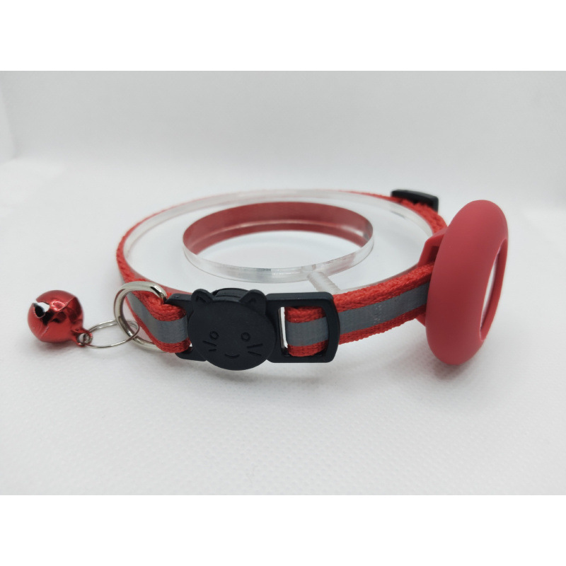 Spot 24h cabello collar de gato anti-pérdida transfronterizo para Apple airtag tracker gato collar joyería silicona