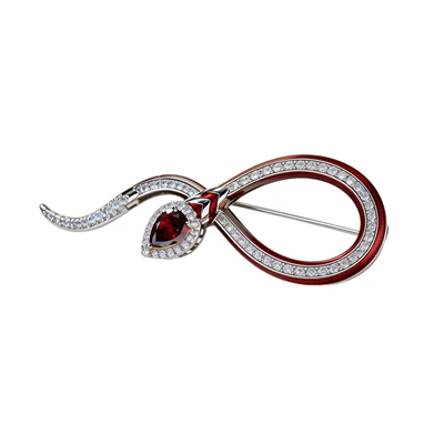 Color Gem Brooch, Light Luxury | Yaxa sancaqları
