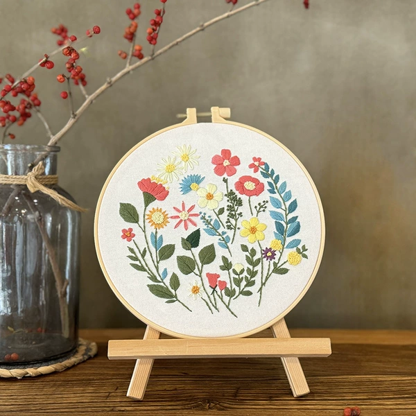 [刺绣挂画-花间集（非成品）]