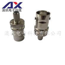 BNC-C-K3ѹ��ʽ��Ƶͬ�������� BNCĸͷ��RG58RG142����BNC������