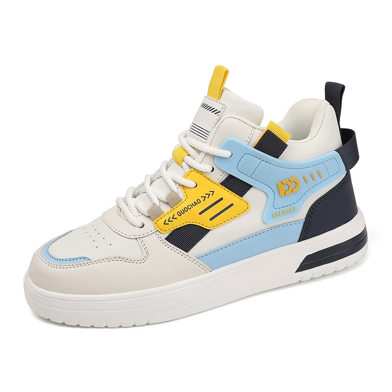 Footwear, trend fashionable high sneakers, sports shoes for leisure, trend of season, plus size, for teenagers