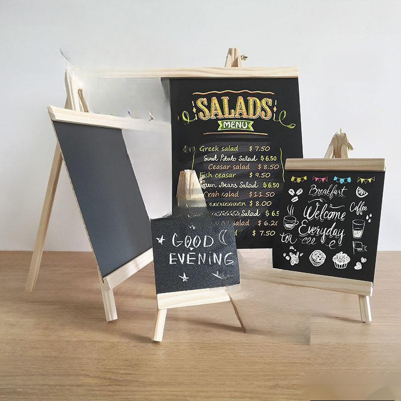 木架小黑板广告牌桌面木质摆地摊摆摊迷你餐厅写字广告展示菜单牌